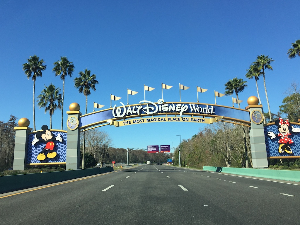 Driving into Disney