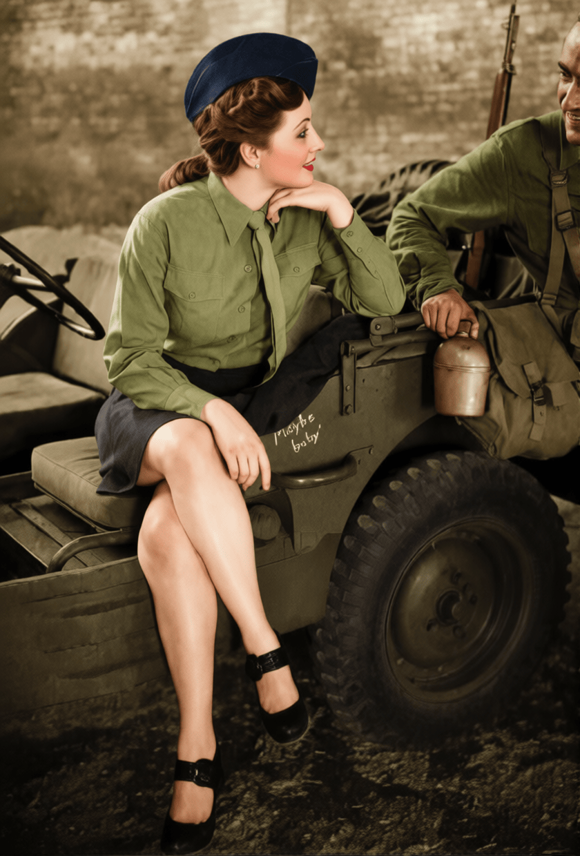 Becky bonding with the guys